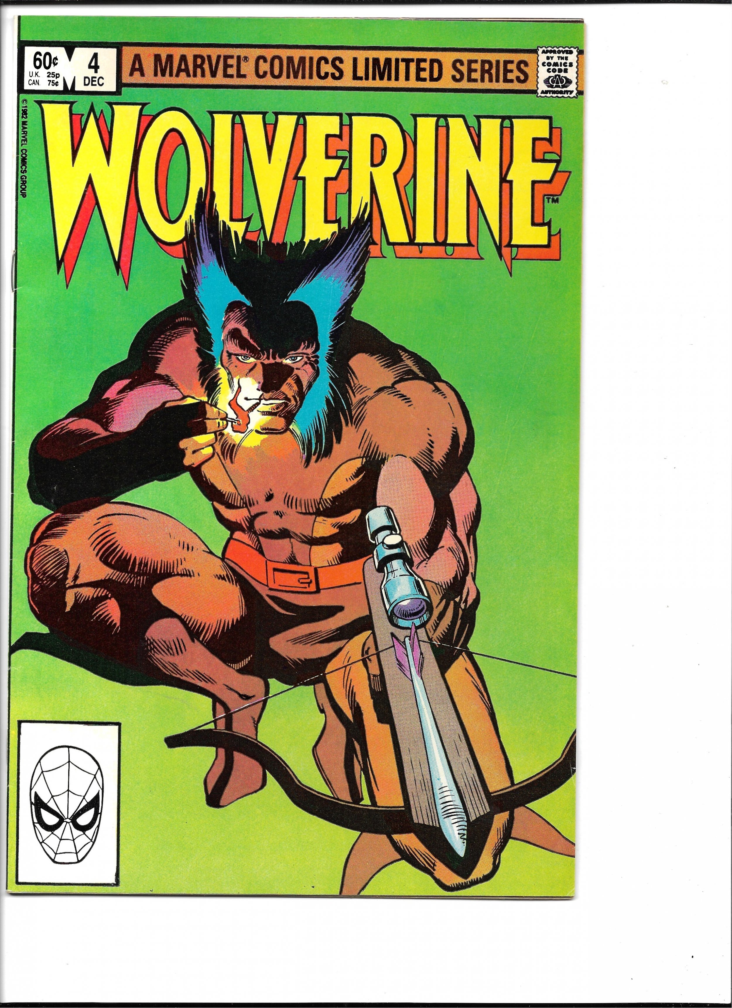 Wolverine #1-4 1982 Chris Claremont, Frank Miller 1st Appearance of ...