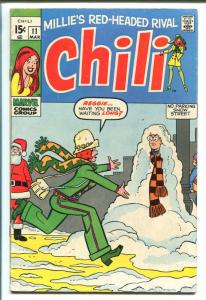 CHILI  #11 1970-MARVEL-MILLIE THE MODEL-FASHIONS-GOOD GIRL ART-SANTA CLAUS-fn
