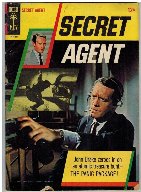 SECRET AGENT 1 VG- Nov. 1966  PHOTO COVER