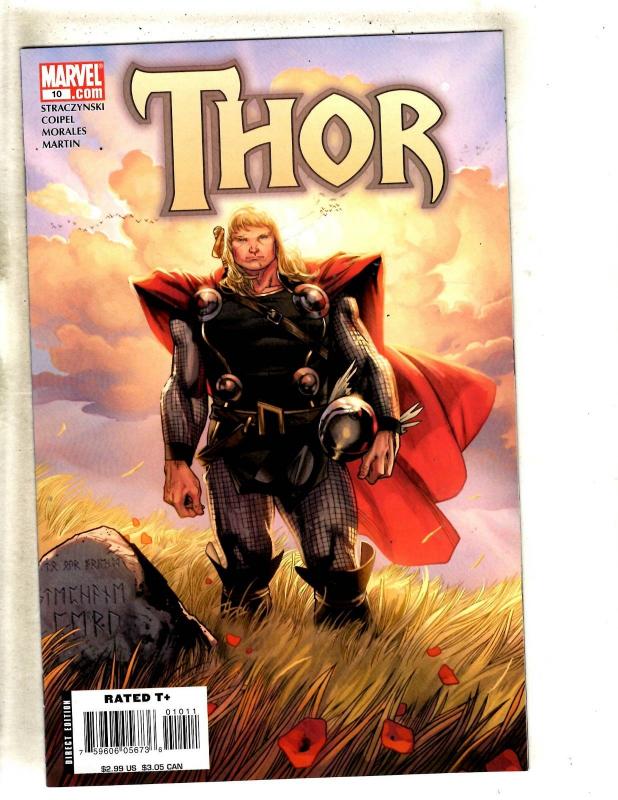 Lot Of 11 Thor Marvel Comic Books # 2 3 4 5 6 7 8 9 10 11 Loki Odin Sif CJ12