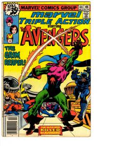 5 Marvel Triple Action Comic Books # 40 41 42 43 44 Avengers Thor Iron Man BH7
