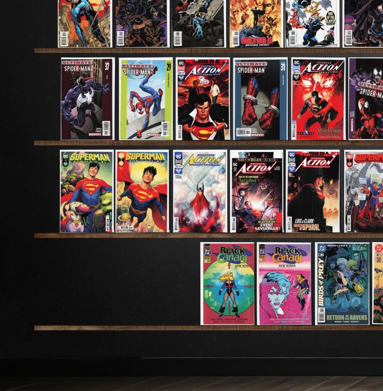 Huge Lot 140+ Comics with Birds Of Prey, Nightwing, Action Comics, 52 & More!