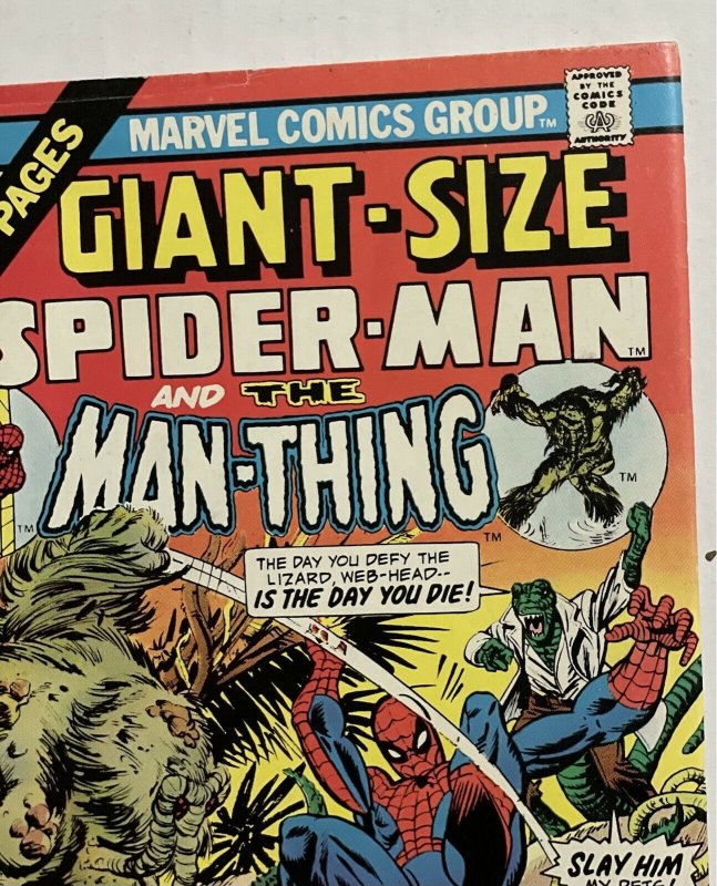 Giant Size Spider-man and the Man-Thing #5 (1975 Marvel)