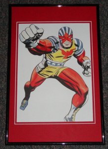 New Captain America Framed 11x17 Photo Display Official Repro Jack Kirby