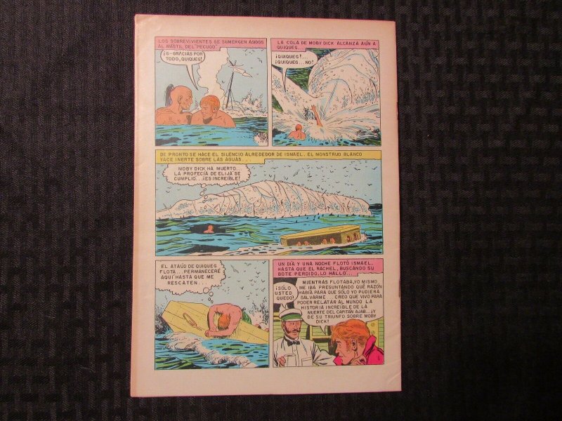 1957 Clasicos Del Cine #12 FN+ MOBY DICK Mexican Comic Photo Cover