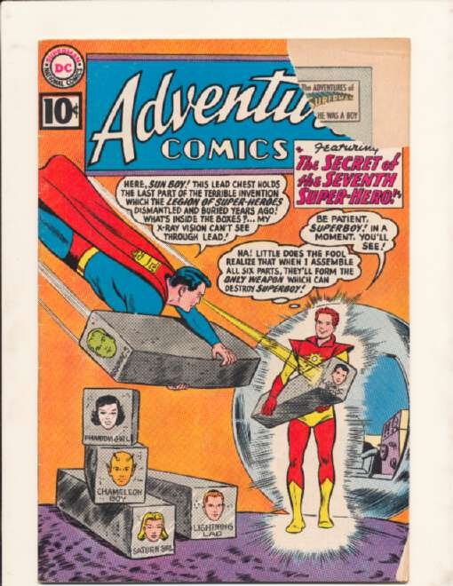 Adventure Comics (1938 series) #290, VG- (Actual scan)