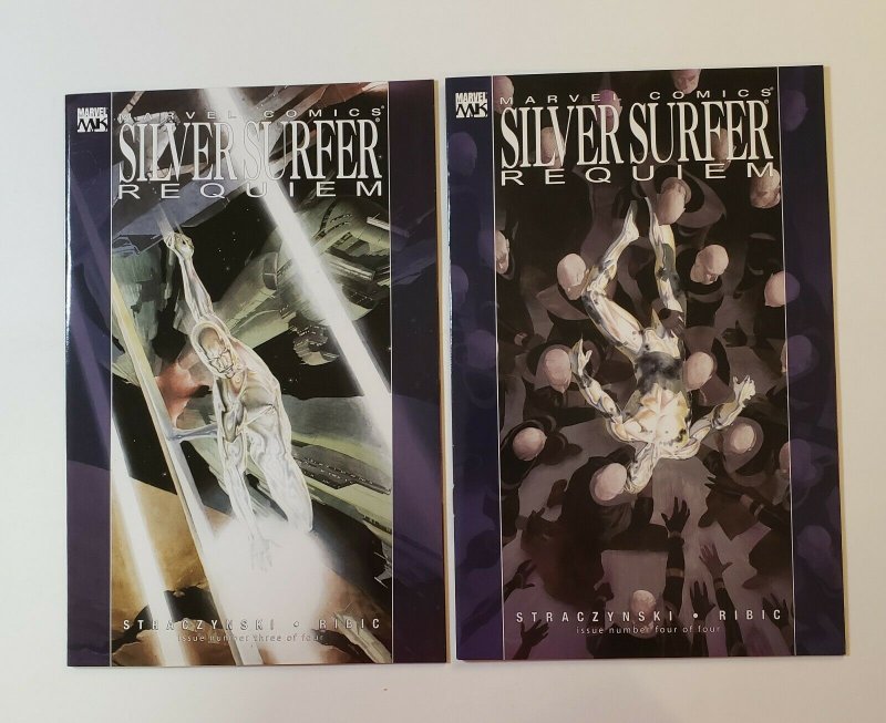 Silver Surfer Requiem #1-4 Complete Set Marvel Comics 2007 VF/NM Or Better 