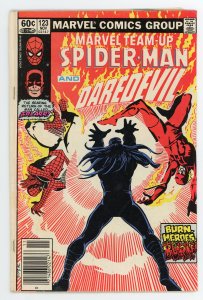 Marvel Team-Up #123 J.M. DeMatteis Spider-Man Daredevil Newsstand VG