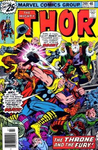 Thor #249 (with Marvel Value Stamp) VG ; Marvel | low grade comic July 1976 Jack