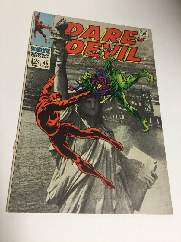 Daredevil 45 Vf Very Fine 8.0 Staple Punched Marvel Comics Silver Age