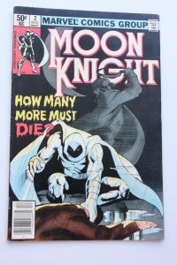 Moon Knight #2 Direct Edition (1980) Moon Knight FNVF