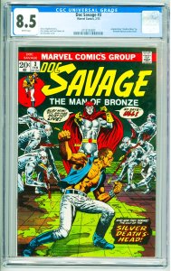 Doc Savage #3 (1973) CGC 8.5!