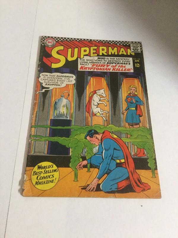 Superman 195 Gd Good 2.0 DC Comics Silver Age