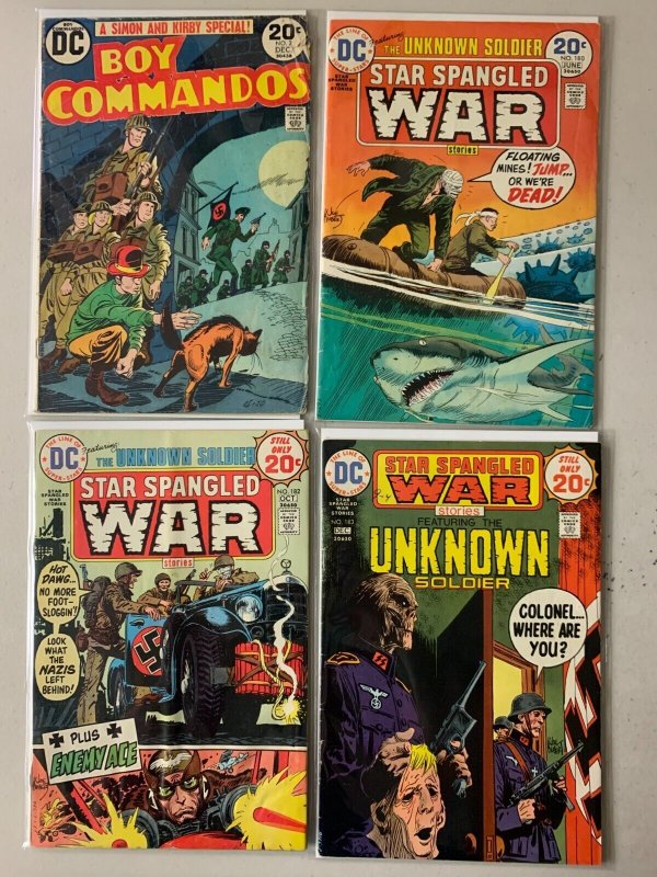DC War Comics bronze-age lot, all 20 cent cover price 12 diff 4.0 (1973-75)