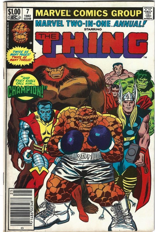 Marvel Two-in-One Annual #7 (1982)