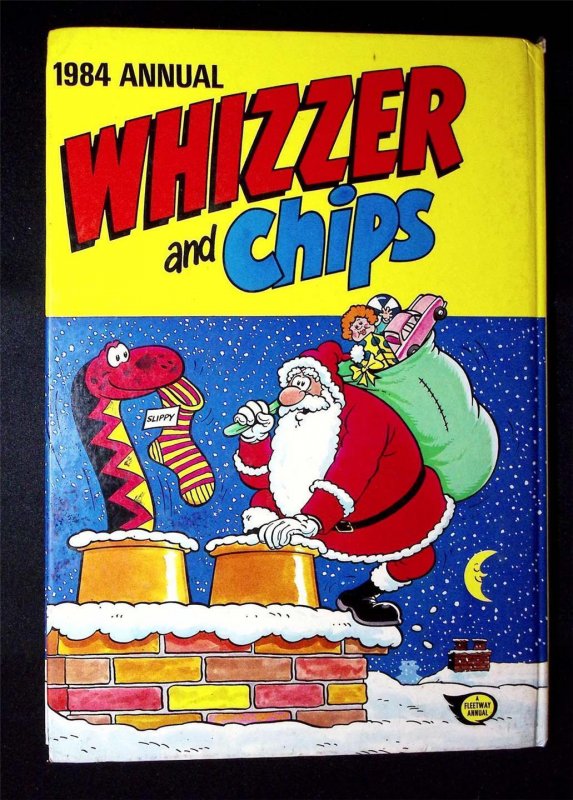 Whizzer and Chips Annual 1984 Hardback Book Fleetway Santa Claus Christmas Cover