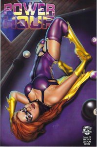 Power Hour #3 Nicole Brune Bat-Lady Indiana Comic Con Trade Cover Lim to 150 NM