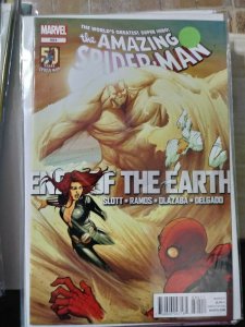 Amazing Spider-Man # 684  2012  marvel disney  ends of the earth pt 3+ sandman