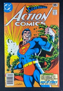 Action Comics (1938) #485 VF+ (8.5) Classic Neal Adams Cover