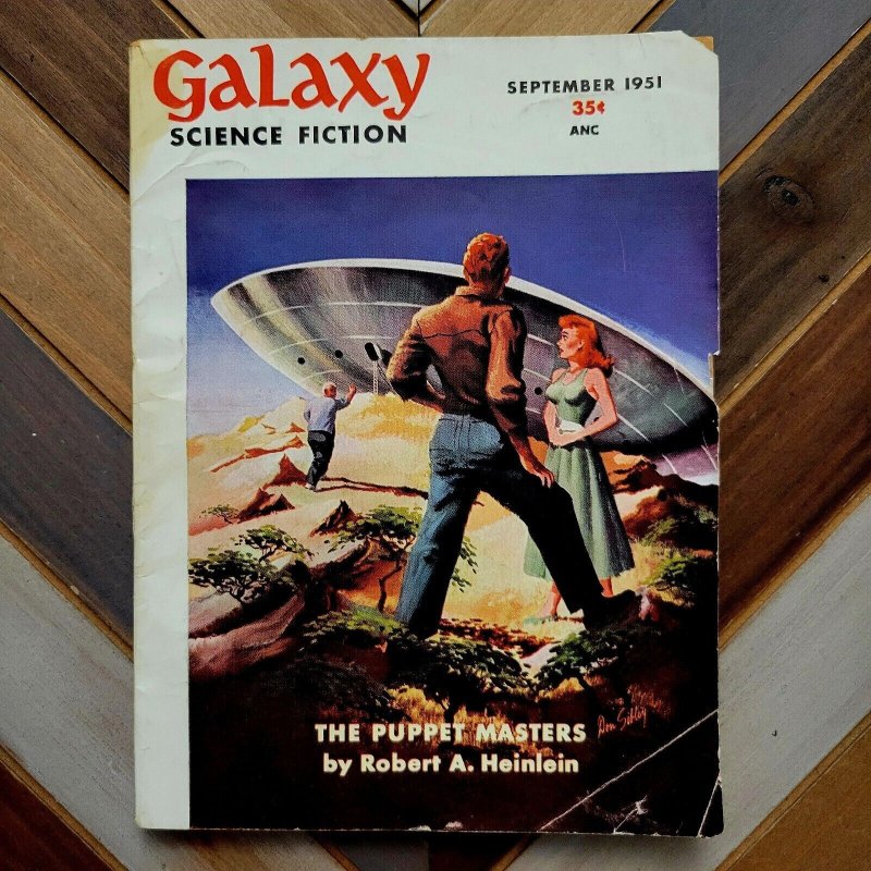 Galaxy Science Fiction Vol.2 #5 VG (Sep 1951) Heinlein PUPPET MASTERS Pulp