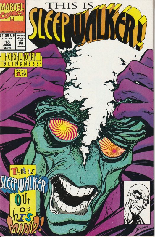 Sleepwalker #13 Direct Edition (1992)