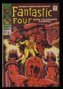 Fantastic Four #81 VG+ 4.5 Marvel Comics