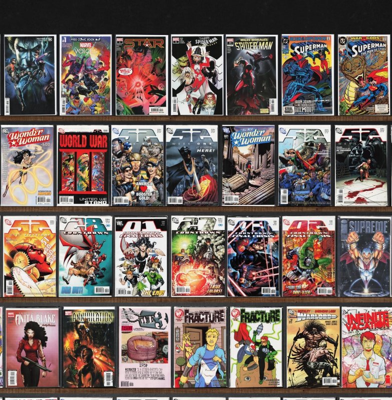 Huge Lot 150+ Comics with Countdown, 52, Warlord, Warriors Of Plasm & More!