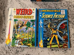 Complete Science-Fantasy / Incredible Science Fiction EC Comics 2 Book Set J981 