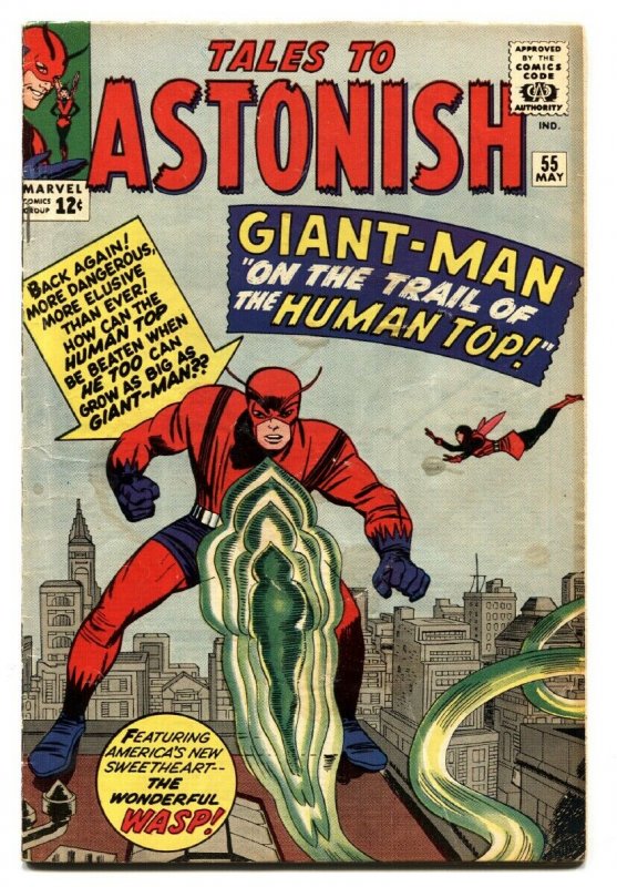 TALES TO ASTONISH #55 comic book 1964 GIANT-MAN-MARVEL SILVER-AGE