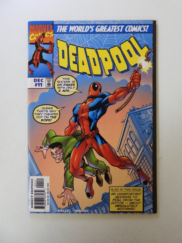 Deadpool #11 (1997) VG/FN condition moisture stain back cover