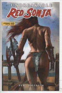 RED SONJA UNBREAKABLE #3 A, NM, She-Devil, Parrillo, 2022 2023, more RS in store