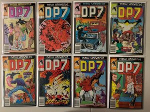 D.P.7 comics #1-32 + 1 annual complete set 33 diff avg 6.0 (1986-89)