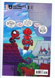 Ultimate Endgame #1 (2025) 9.4 Gradable Trade Skottie Young Variant Cover