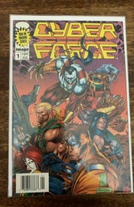 Cyber Force #1 (1993) NEWSSTAND EDITION
