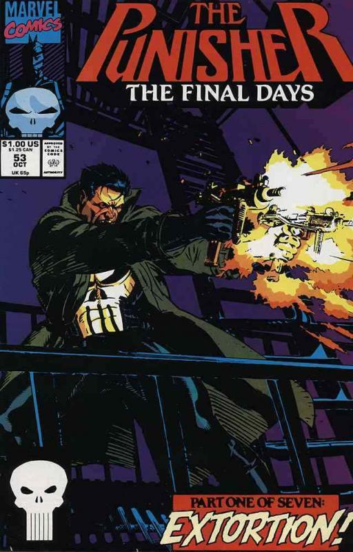 PUNISHER (1987) 53-59  BLACK PUNISHER Final Days VF-NM BAGGED/BOARDED