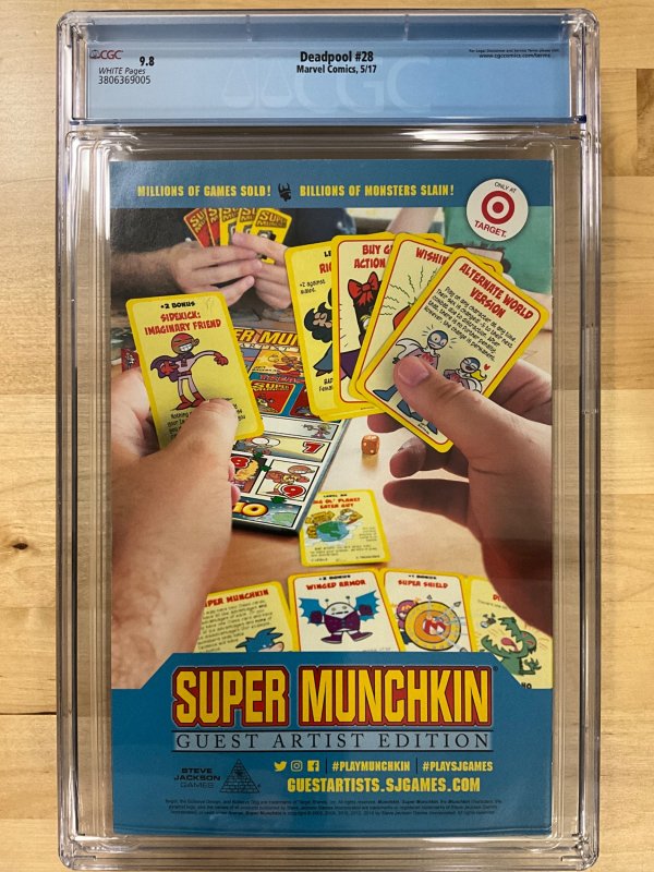 Deadpool #28 (2017) CGC 9.8