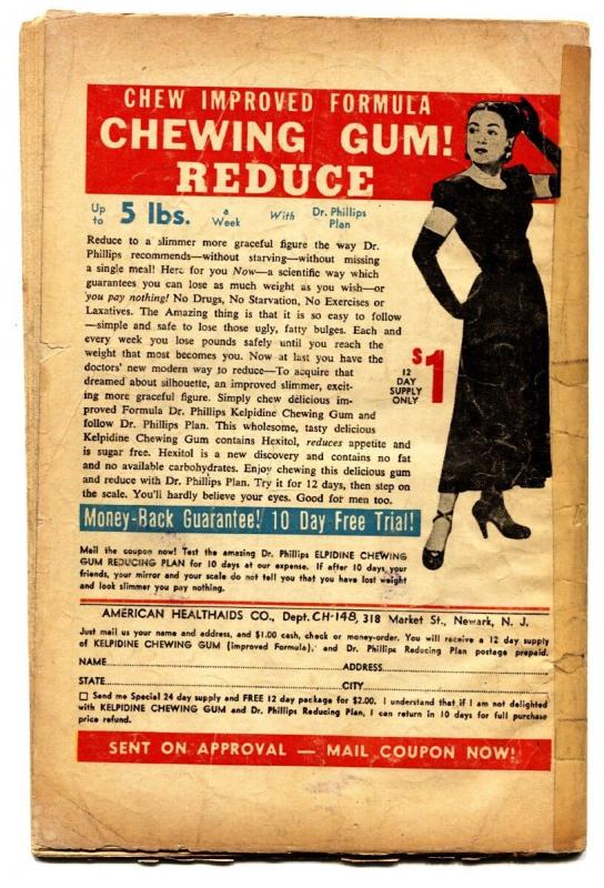 WEIRD MYSTERIES #10 1954-PRE-CODE HORROR-sick cover! comic book