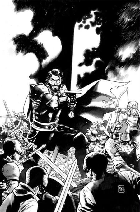 Sixth Gun Road To The Six #0 Cvr D Inc 1:20 Brian Hurtt B&w Var Oni Press Comic