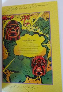 HUNGER DOGS gn, VF/NM, Signed Jack Kirby, 1985, TPB 1st, Darkseid kills Himon