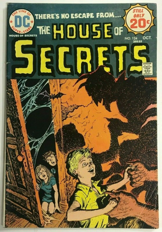 HOUSE OF SECRETS#124 FN 1974 DC BRONZE AGE COMICS