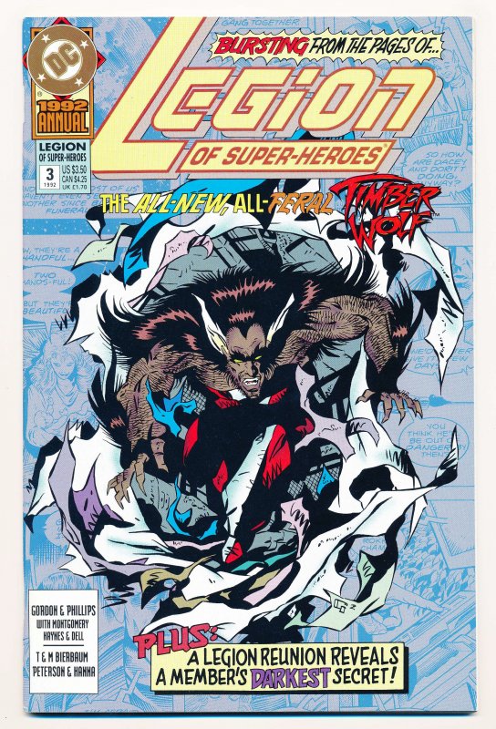 Legion of Super-Heroes (1989) Annual #3 VF