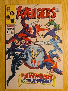 Avengers #53 1968 Ungraded? First crossover by the X-Men in the Avengers title