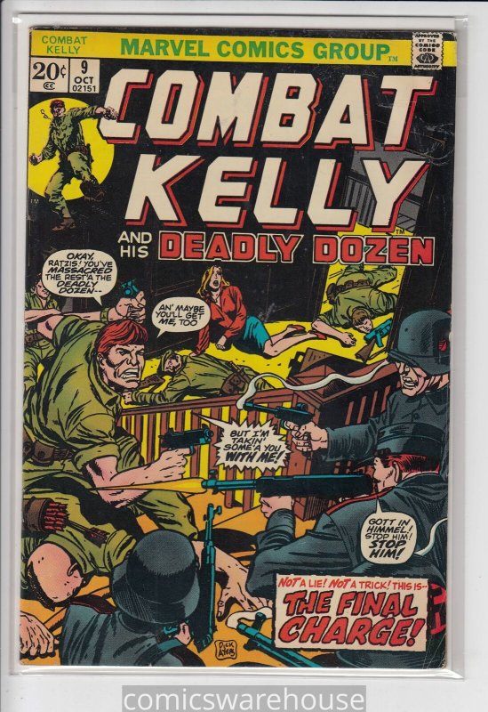 COMBAT KELLY (1972 MARVEL) #9 VG/FN A05638