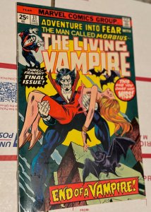 Adventure Into Fear #31 (1975) final issues Morbius Run