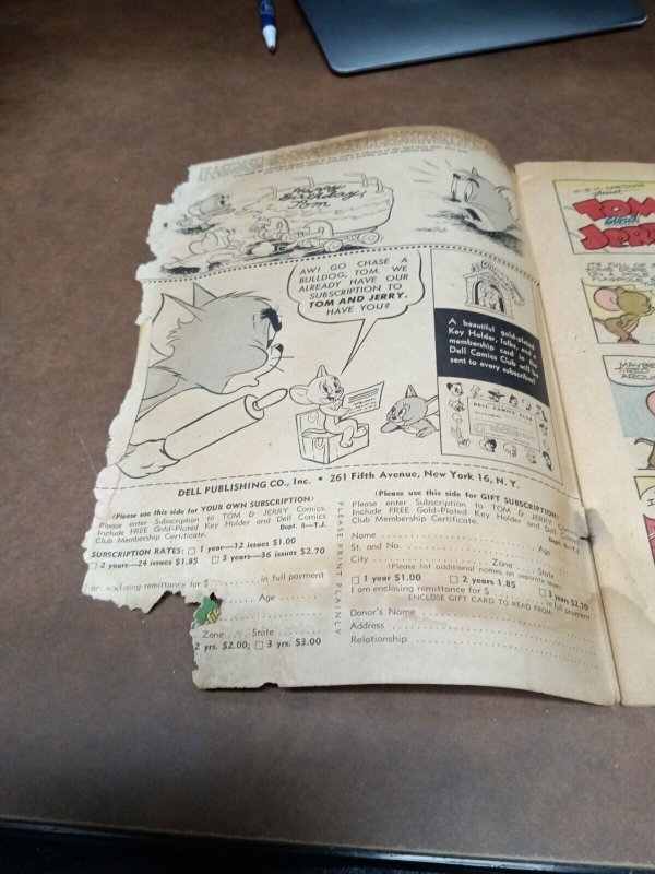 Dell TOM AND JERRY Comics #97 Dell August 1952 golden age cartoon