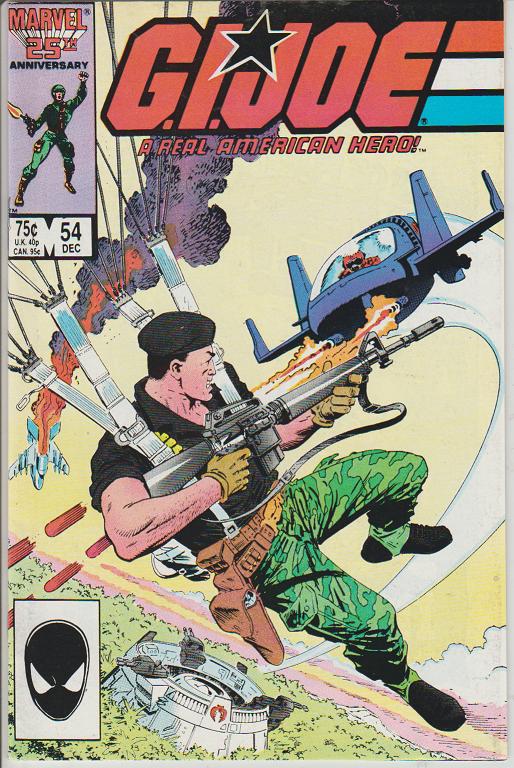 G.I. JOE - A REAL AMERICAN HERO! #54 - MARVEL COMICS, BAGGED & BOARDED