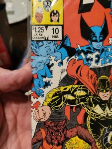 UNCANNY X-MEN ANNUAL #10 - LONGSHOT JOINS (9.0) 1986