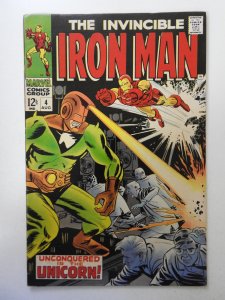 Iron Man #4 VG/FN Condition! Moisture stain