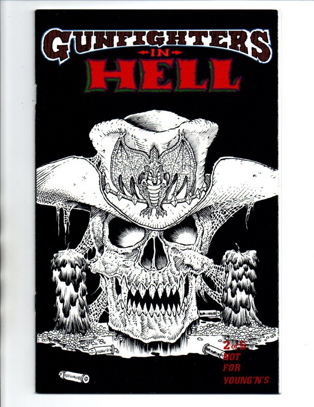 Gunfighters in Hell #2- Tim Vigil - weird western - Rebel - NM