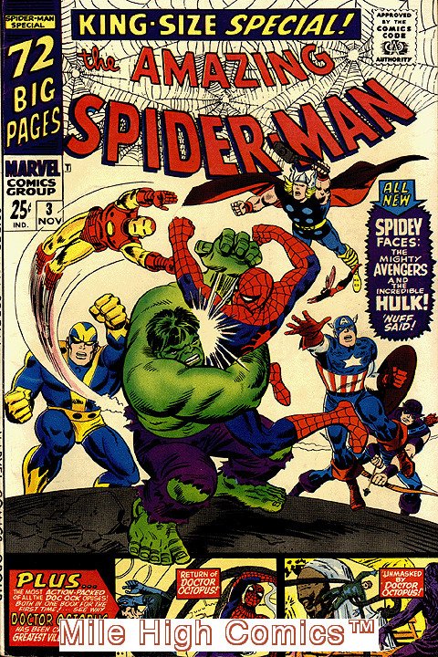 SPIDER-MAN ANNUAL (1964 Series)  (MARVEL) #3 Fair Comics Book